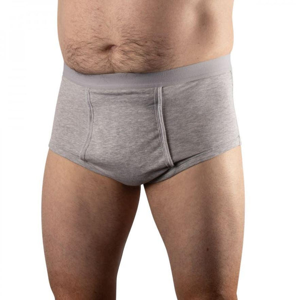 Incontinence Underwear for Men- Oscar – Grey – disAbility equip online