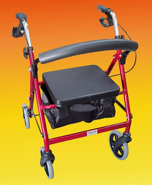 8" wheel Aluminium Rollator - Comfort and Convenience