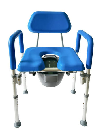 3-in-1 Width Adjustable Commode - 48-63cm - Bariatric