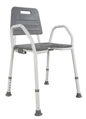 Affinity shower stool with backrest 