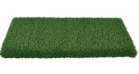 Image of fake grass padding topper for the Aalto Grass Ottoman