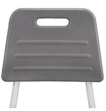 Grey backrest for the Affinity shower stool