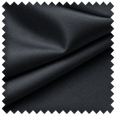 A square swatch of Charcoal Grey  fabric with a zigzag-cut border