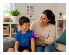 Elizabeth Richards Tactile Sensory Brush | Calming Silicone Sensory Tool for Focus & Regulation