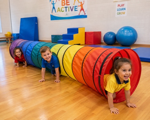 Extra Long colourful Play Tunnel