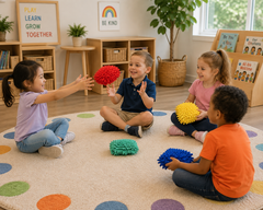 Tactile Shaggy Bean Bags - nice to touch for self-regulation