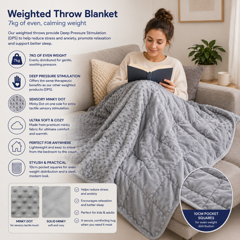 Self Regulation Tactile Weighted Throw