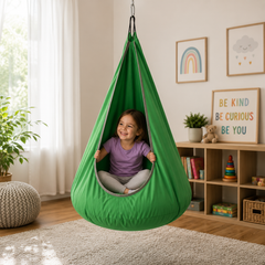 Kids Hanging Nest Hammock  - Sensory Swing for Vestibular Support - Kids Hanging Pod Hammock