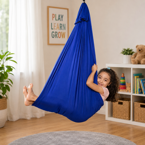 Lycra Therapy Snuggle Sack for Kids with Autism - Kids Hanging Pod Hammock