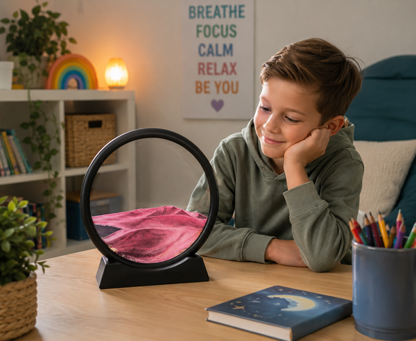 Therapeutic and Calming Sand Art Scapes - last stock - purple only! - for self-regulation