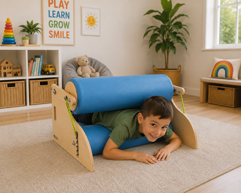 Temple Grandin Inspired Calming Pressure Roller – Premium Sensory Equipment Made in Australia for Therapy, Schools & NDIS