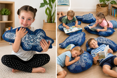 Gumbula Indigenous Marine Animal Cushions Set 6