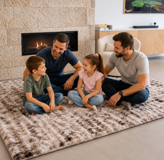 Memory Foam Tactile Mat - Snow Mink Designer Print (Not suitable for exercise.)