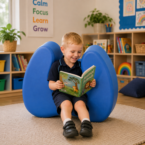 Sensory Squeezie Seat Chair Cushion – Proprioceptive Support for Schools, Therapy & NDIS Participants