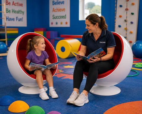 Swivel Floor Ball Chair – Temporarily out of stock