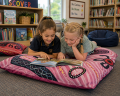 First Nation People Cushion great for Calm Spaces - Billyara Songline