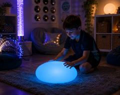 Rechargeable Colour Changing Large Pebble & Adaptor Light - SINGLE PEBBLE ONLY- Calming Lighting for Self-regulation