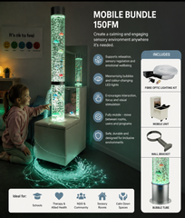Mobile Sensory Bubble Tube Bundle 150FM – 1.5m Interactive Sensory Experience