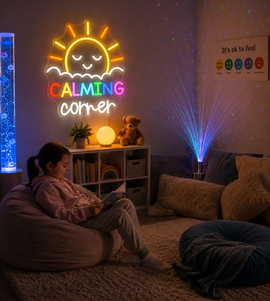Calming Corner Sunset Neon Sign - Great for Sensory Zones