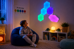 Nanoleaf Shapes Hexagons Interactive Light Starter Kit 5 Panels