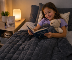 Therapeutic Sensory Calming Weighted Blanket II - with Aromatherapy Pouch - DTPS