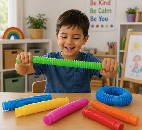 LARGE Pop Tubes - Sensory pack of 6