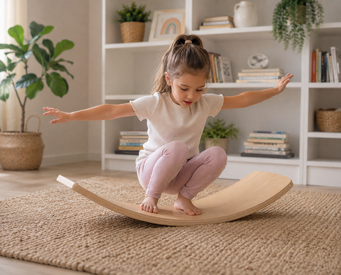 Wooden Rocking Balance Board