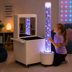 Mobile Podium for Sensory Bubble Tubes
