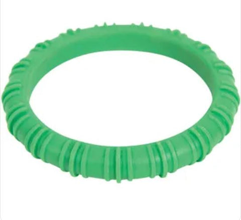 Green chewable textured fidget bangle