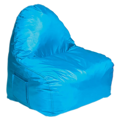 Image of a Blue Chill Out chair, foam-filled with a UV polyester cover.
