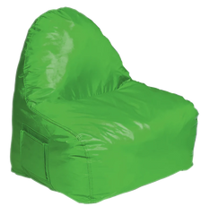 Image of a Green Chill Out chair, foam-filled with a UV polyester cover.
