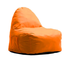 Image of a Orange Chill Out chair, foam-filled with a UV polyester cover.