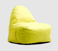 Image of a yellow Chill Out chair, foam-filled with a UV polyester cover.