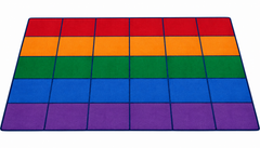 Colour Coded Floor Rug 30 Squares