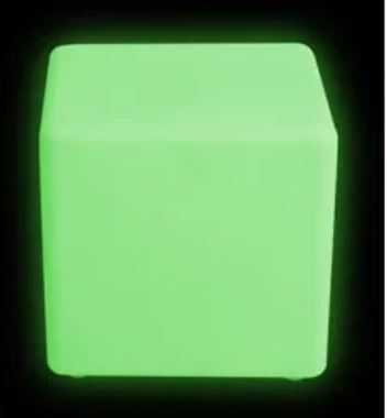 Colour Changing LED Stool - Large 40 x 40 x 40 cm + Adaptor - pre-orde ...