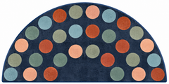 Colours of Australia Semi Circle Floor Rug 30 pots 