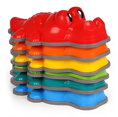 Stacked Crocodile Balance Stones