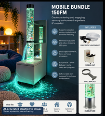 Mobile Sensory Bubble Tube Bundle 150FM