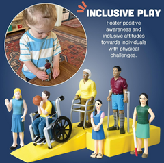 Diverse Abilities People Play Set – Inclusive Figurines for Social Skills & Therapy