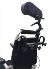 Rear view of Detachable head rest for wheel chairs 