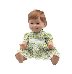 Ginger girl doll with down syndrome