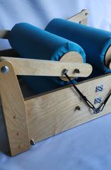 Angled view of the calming roller in the double roller size