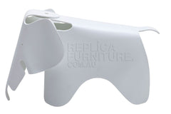 Charles Eames plastic children's elephant chair in white
