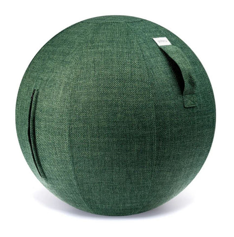 This is an image of the Esfera Vestibular Balance & Movement Ball in the Emerald Green Fabric colour. 