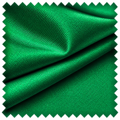 A square swatch of Emerald Green fabric with a zigzag-cut border