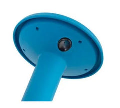 This is an image of the underside of the Blue Height Adjustable Wriggle Flexi Stool