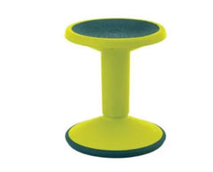 This is an image of a Green Height Adjustable Wriggle Flexi Stool