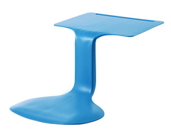 Blue Flexi Desk portable student desk with integrated writing surface for flexible learning