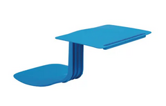 Blue Flexi Floor Desk