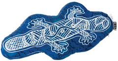 Gumbula First Nations Marine Animal Cushion with platypus print featuring authentic Indigenous artwork by Uncle John Smith Gumbula